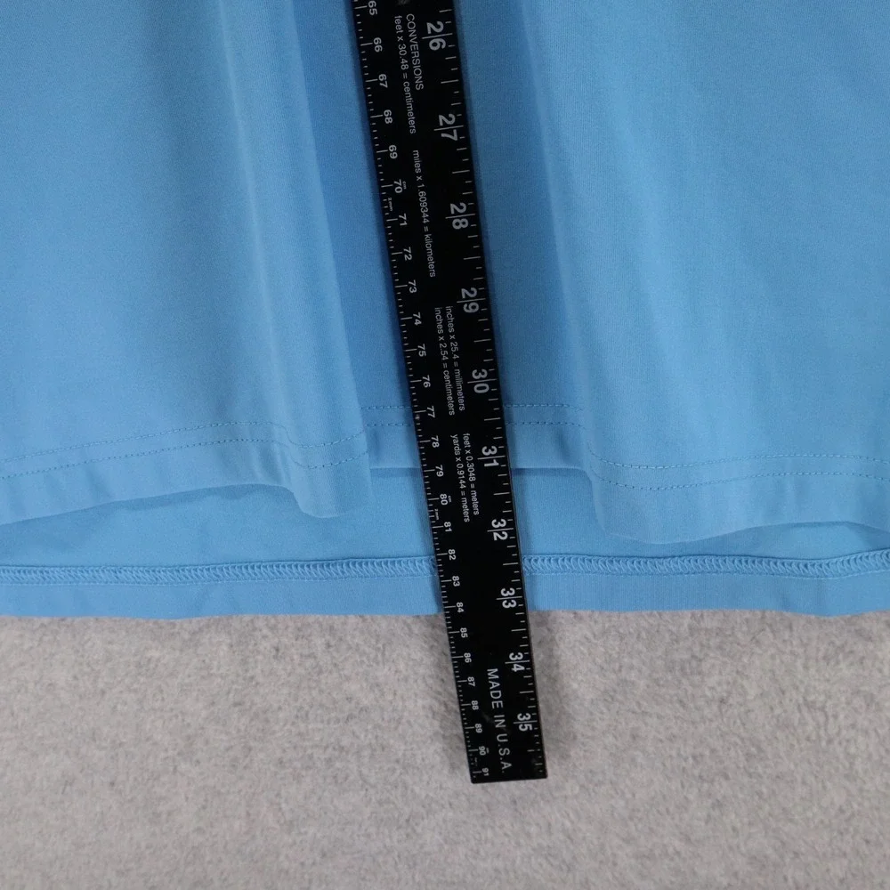 Adidas Polo Shirt Mens 2XL XXL Performance Golf Blue Short Sleeve Lakeway Cup‎
